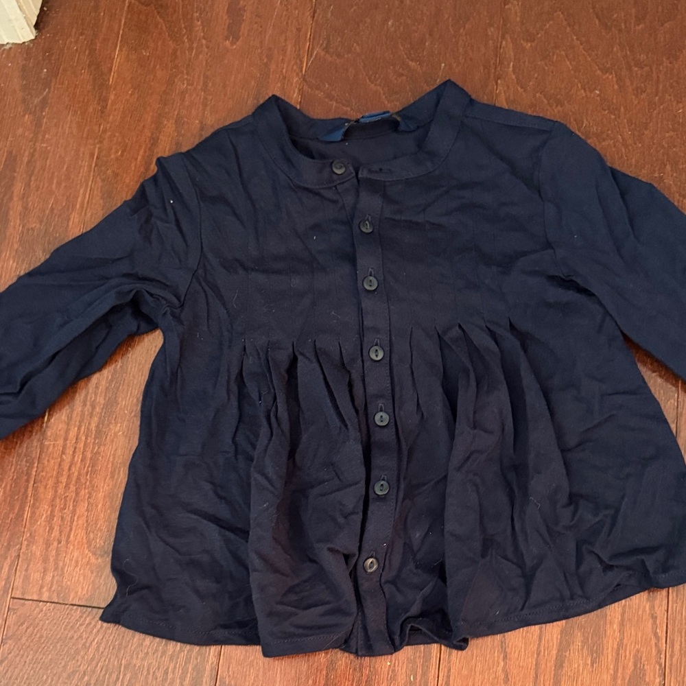 Polo by Ralph Lauren Navy Kids Button Down Shirt